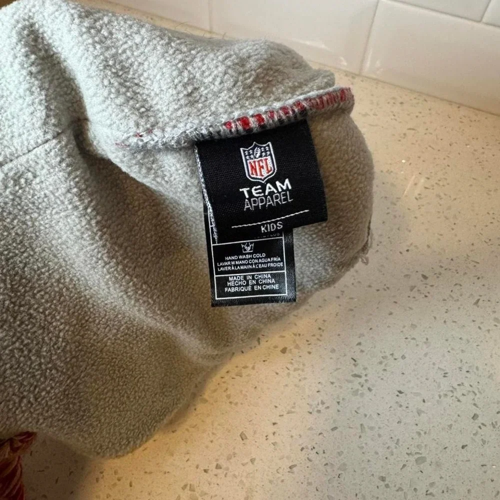 San Francisco 49ers YOUTH beanie with braided‎ tassel